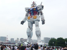 お台場ガンダム　写真撮った