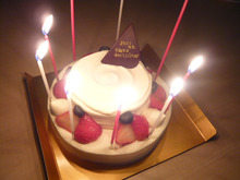 誕生日　ありがとうございました。