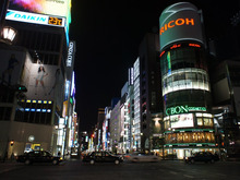 NEX-5で銀座の夜景を撮って見ました