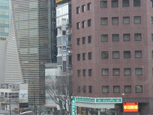 銀座でもチラッと雪