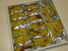 手作りのスイートポテトをいただきました