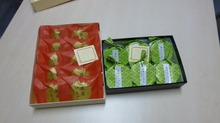 あけぼの　銀座いちごと抹茶わらびもちをいただきました。