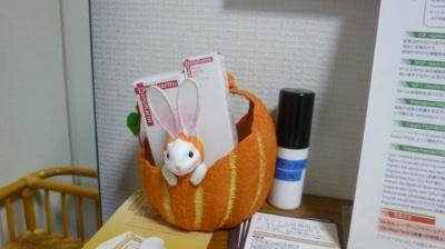 ハロウィーンの飾りつけ