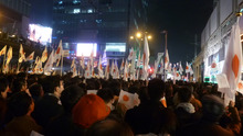 安倍自民党総裁の最後の演説に行ってきました【秋葉原】