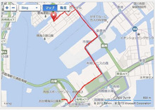 1月8日　お台場往復10㎞