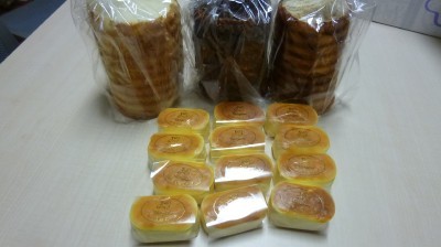 パンデモルテのパンとル・パティシエ　・ヨコヤマのケーキをいただきました(^O^)