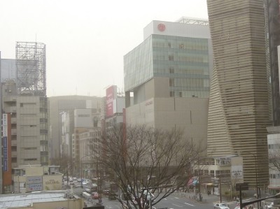 外の景色がかつてないほど黄色くて怖すぎる(°д°；)