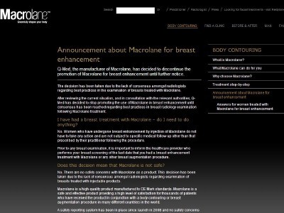 ヒアルロン酸メーカーQ-med社、ヒアルロン酸豊胸をやめるように全世界に勧告