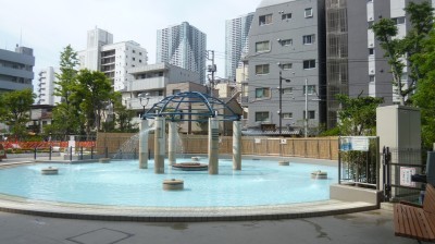 勝どきのじゃぶじゃぶ池