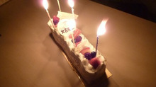 クリニックで誕生日祝いをしてもらいました(*^.^*)