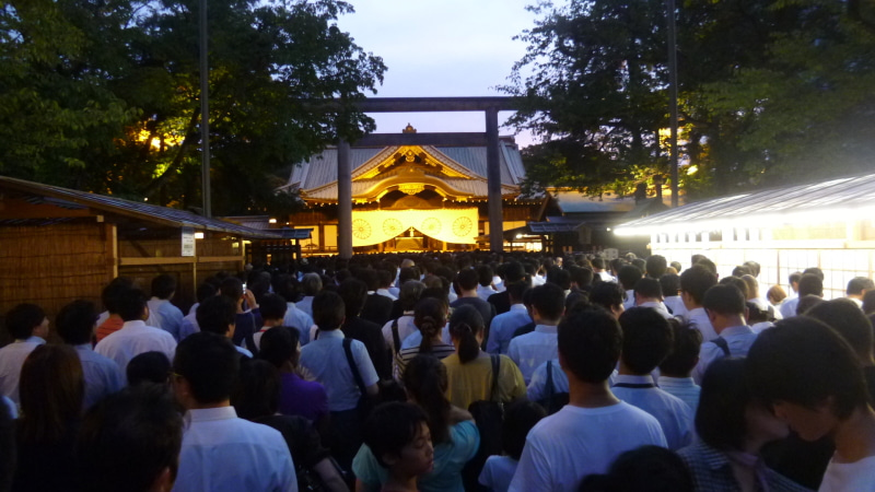 8月15日の靖国神社は