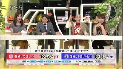 あの人の復帰について。