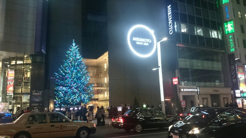 ミキモトのクリスマスツリー