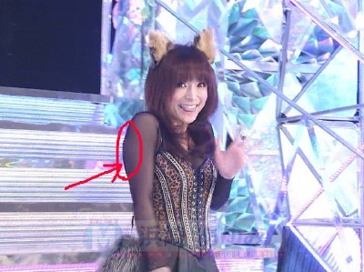 歌姫36歳　　二の腕が気になるお年頃？