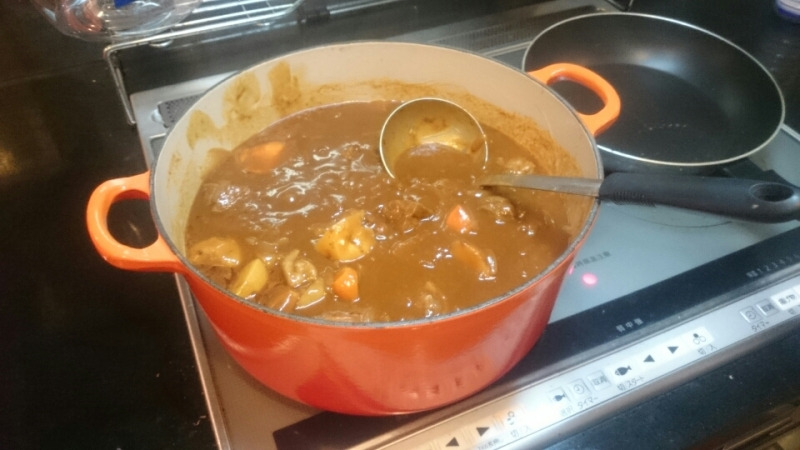 久しぶりにカレー