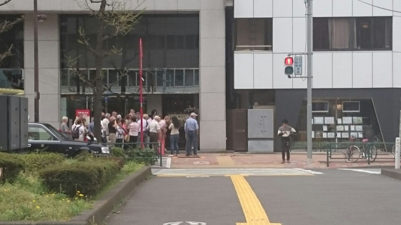 欧米人のツアー観光客