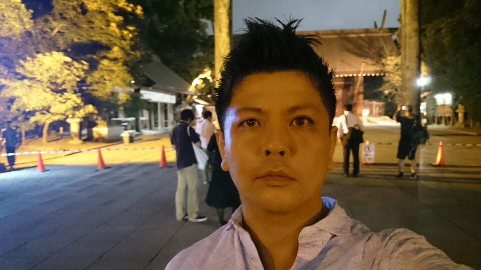 靖国神社参拝