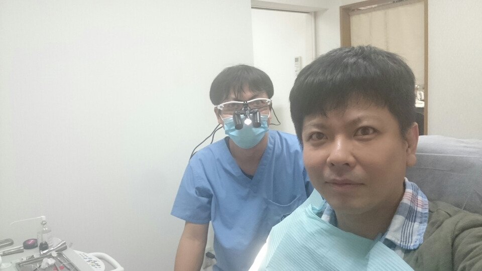 実家で歯の治療とホワイトニング