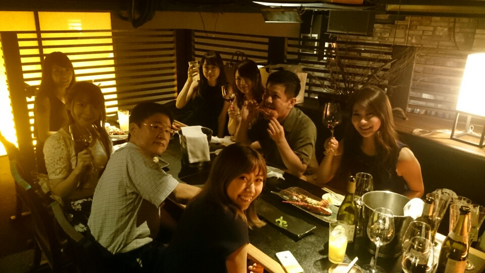 渋谷院でお疲れ会