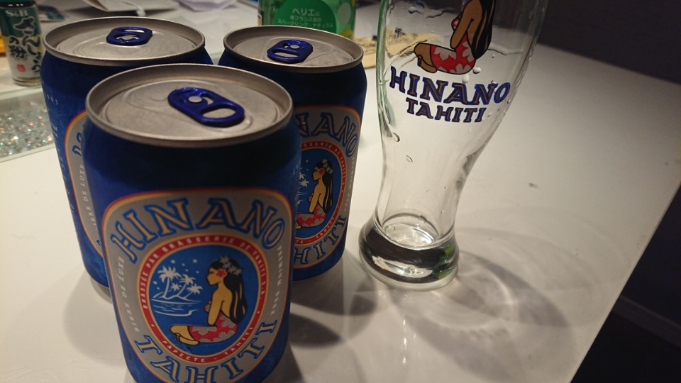 タヒチからビール