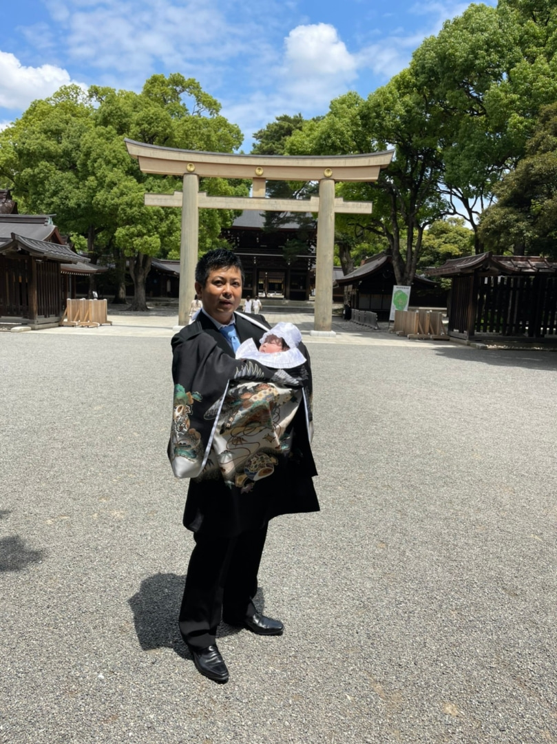 明治神宮で初宮参り