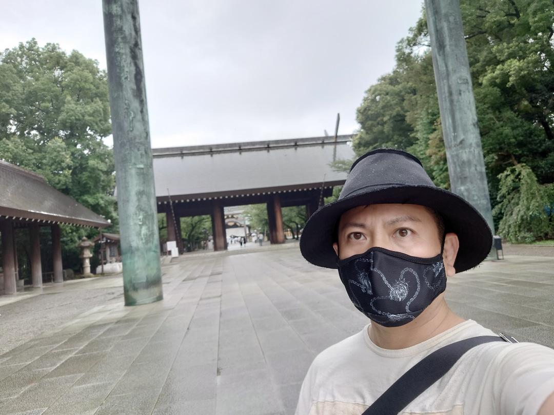 靖国神社参拝