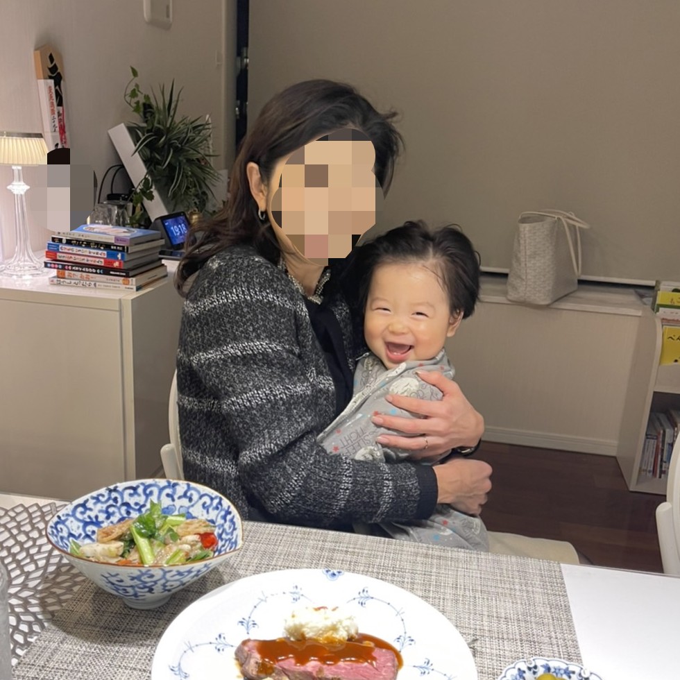 長男と奥さんの友達