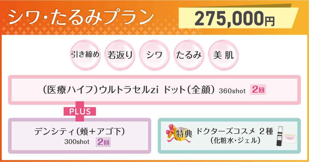 夏のBeauty福袋　シワ・たるみプラン